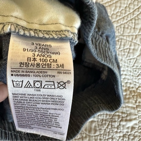 🌟3/$20🌟 Denim Chambray Baby Gap Toddler Easy Pull-On Shorts, 3T - Picture 5 of 5